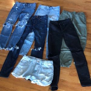 Hollister& American Eagle Jeans